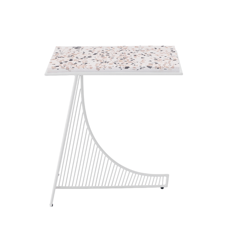 Eclipse Table Tables Bend Goods White Terrazzo +$180.00 