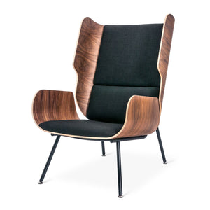 Elk Chair lounge chair Gus Modern Laurentian Onyx 