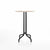 Emeco 1 Inch Bar Table - Round Top Coffee table Emeco Table Top 30" Black Powder Coated Aluminum Ash Wood