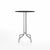 Emeco 1 Inch Bar Table - Round Top Coffee table Emeco Table Top 30" Brushed Aluminum Black Laminate Plywood