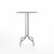 Emeco 1 Inch Bar Table - Round Top Coffee table Emeco Table Top 30" Brushed Aluminum Gray Laminate Plywood