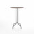 Emeco 1 Inch Bar Table - Round Top Coffee table Emeco Table Top 30" Brushed Aluminum Walnut Wood