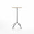 Emeco 1 Inch Bar Table - Round Top Coffee table Emeco Table Top 24" Brushed Aluminum Ash Wood