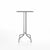 Emeco 1 Inch Bar Table - Square Top Coffee table Emeco Table Top 24" Brushed Aluminum Gray HPL