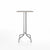 Emeco 1 Inch Bar Table - Square Top Coffee table Emeco Table Top 24" Brushed Aluminum Gray Laminate Plywood