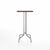 Emeco 1 Inch Bar Table - Square Top Coffee table Emeco Table Top 24" Brushed Aluminum Walnut Wood