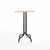 Emeco 1 Inch Bar Table - Square Top Coffee table Emeco Table Top 30" Black Powder Coated Aluminum Ash Wood