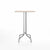 Emeco 1 Inch Bar Table - Square Top Coffee table Emeco Table Top 30" Brushed Aluminum Ash Wood