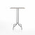 Emeco 1 Inch Bar Table - Square Top Coffee table Emeco Table Top 30" Brushed Aluminum Gray Laminate Plywood