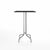 Emeco 1 Inch Bar Table - Square Top Coffee table Emeco Table Top 30" Brushed Aluminum Black HPL