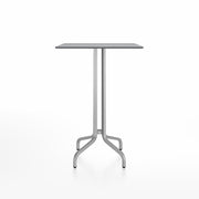 Emeco 1 Inch Bar Table - Square Top Coffee table Emeco Table Top 30" Brushed Aluminum Gray HPL