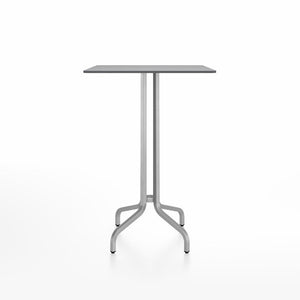 Emeco 1 Inch Bar Table - Square Top Coffee table Emeco Table Top 30" Brushed Aluminum Gray HPL