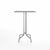 Emeco 1 Inch Bar Table - Square Top Coffee table Emeco Table Top 30" Brushed Aluminum Gray HPL