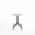 Emeco 1 Inch Cafe Table - Round Top Coffee table Emeco Table Top 24" Black Powder Coated Aluminum Ash Wood