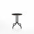 Emeco 1 Inch Cafe Table - Round Top Coffee table Emeco Table Top 24" Black Powder Coated Aluminum Black Laminate Plywood