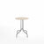 Emeco 1 Inch Cafe Table - Round Top Coffee table Emeco Table Top 24" Brushed Aluminum Ash Wood