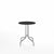 Emeco 1 Inch Cafe Table - Round Top Coffee table Emeco Table Top 24" Brushed Aluminum Black HPL