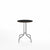 Emeco 1 Inch Cafe Table - Round Top Coffee table Emeco Table Top 24" Brushed Aluminum Black Laminate Plywood