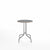 Emeco 1 Inch Cafe Table - Round Top Coffee table Emeco Table Top 24" Brushed Aluminum Gray Laminate Plywood