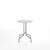 Emeco 1 Inch Cafe Table - Round Top Coffee table Emeco Table Top 24" Brushed Aluminum White Laminate Plywood