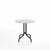 Emeco 1 Inch Cafe Table - Round Top Coffee table Emeco Table Top 30" Black Powder Coated Aluminum White Laminate Plywood