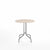 Emeco 1 Inch Cafe Table - Round Top Coffee table Emeco Table Top 30" Brushed Aluminum Ash Wood