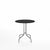 Emeco 1 Inch Cafe Table - Round Top Coffee table Emeco Table Top 30" Brushed Aluminum Black HPL