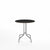 Emeco 1 Inch Cafe Table - Round Top Coffee table Emeco Table Top 30" Brushed Aluminum Black Laminate Plywood