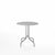 Emeco 1 Inch Cafe Table - Round Top Coffee table Emeco Table Top 30" Brushed Aluminum Brushed Aluminum