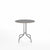 Emeco 1 Inch Cafe Table - Round Top Coffee table Emeco Table Top 30" Brushed Aluminum Gray Laminate Plywood