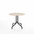 Emeco 1 Inch Cafe Table - Round Top Coffee table Emeco Table Top 36" Black Powder Coated Aluminum Ash Wood