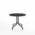 Emeco 1 Inch Cafe Table - Round Top Coffee table Emeco Table Top 36" Black Powder Coated Aluminum Black HPL