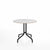 Emeco 1 Inch Cafe Table - Round Top Coffee table Emeco Table Top 36" Black Powder Coated Aluminum White Laminate Plywood