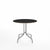 Emeco 1 Inch Cafe Table - Round Top Coffee table Emeco Table Top 36" Brushed Aluminum Black Laminate Plywood