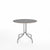 Emeco 1 Inch Cafe Table - Round Top Coffee table Emeco Table Top 36" Brushed Aluminum Gray Laminate Plywood