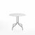 Emeco 1 Inch Cafe Table - Round Top Coffee table Emeco Table Top 36" Brushed Aluminum White HPL