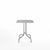 Emeco 1 Inch Cafe Table - Square Top Coffee table Emeco Table Top 24" Brushed Aluminum Brushed Aluminum