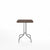 Emeco 1 Inch Cafe Table - Square Top Coffee table Emeco Table Top 24" Brushed Aluminum Walnut Wood