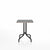 Emeco 1 Inch Cafe Table - Square Top Coffee table Emeco Table Top 24" Brushed Aluminum Gray Laminate Plywood