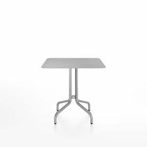 Emeco 1 Inch Cafe Table - Square Top Coffee table Emeco Table Top 30" Brushed Aluminum Brushed Aluminum