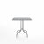 Emeco 1 Inch Cafe Table - Square Top Coffee table Emeco Table Top 30" Brushed Aluminum Gray HPL