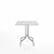 Emeco 1 Inch Cafe Table - Square Top Coffee table Emeco Table Top 30" Brushed Aluminum White Laminate Plywood