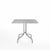 Emeco 1 Inch Cafe Table - Square Top Coffee table Emeco Table Top 36" Brushed Aluminum Brushed Aluminum