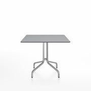 Emeco 1 Inch Cafe Table - Square Top Coffee table Emeco Table Top 36" Brushed Aluminum Gray HPL