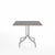 Emeco 1 Inch Cafe Table - Square Top Coffee table Emeco Table Top 36" Brushed Aluminum Gray Laminate Plywood