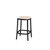 Emeco 1 Inch Stool Wood Seat Stools Emeco Counter: 24.4" Dark Powder Coated Aluminum Ash