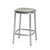 Emeco 1 Inch Upholstered Stool Stools Emeco Counter Height Hand Brushed Aluminum Kvadrat Divina Melange 0120