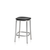 Emeco 1 Inch Upholstered Stool Stools Emeco Counter Height Hand Brushed Aluminum Leather Spinneybeck Volo Black