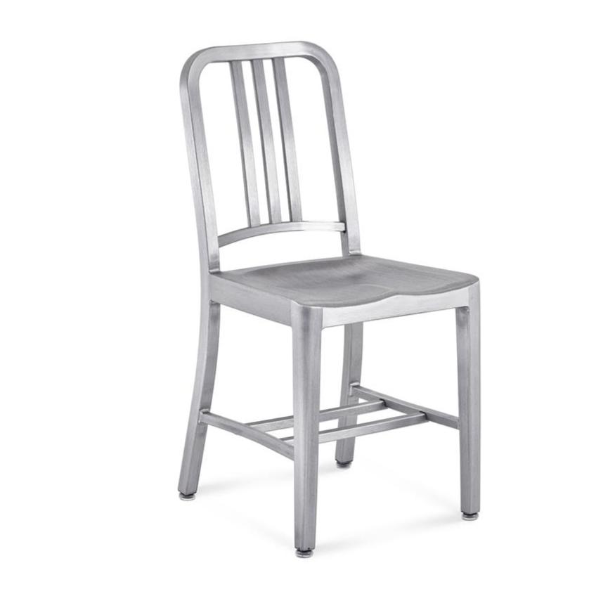 Emeco 1006 Navy Chair Side/Dining Emeco Hand-Brushed 