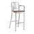 Emeco 1104 Navy Bar Stool With Wood Seat bar seating Emeco Hand-Polished Cherry With Arms